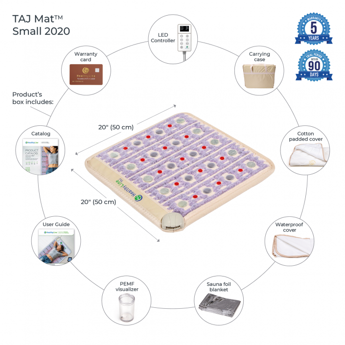 Wellness Device - TAJ-Mat™ Small 2020 Firm – Photon PEMF InfraMat Pro®