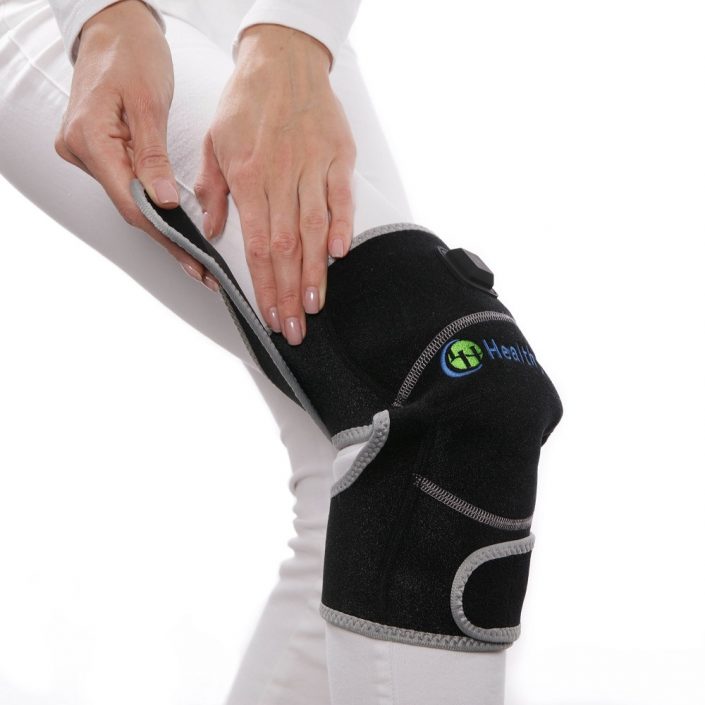 Wellness Device - Portable Heated Gemstone Pad - Knee Model with Power Bank InfraMat Pro®