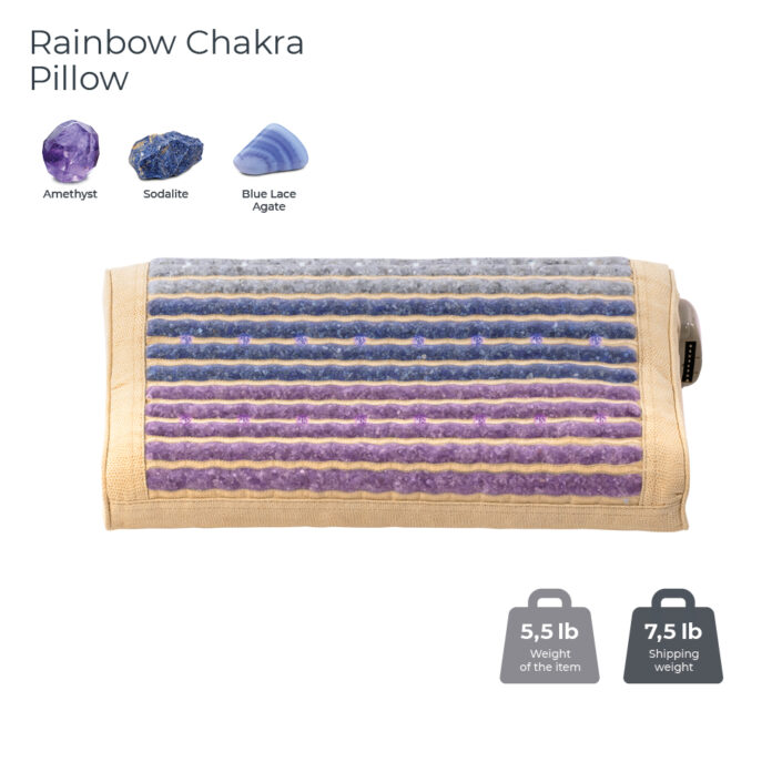 Wellness Device - Rainbow Chakra Pillow Soft - Photon - Heated